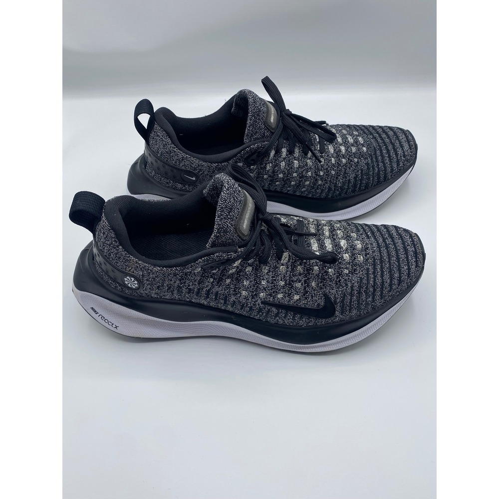 Nike ReactX Infinity Run 4 Oreo Black White DR2670-003 Women's Size 8 Excellent